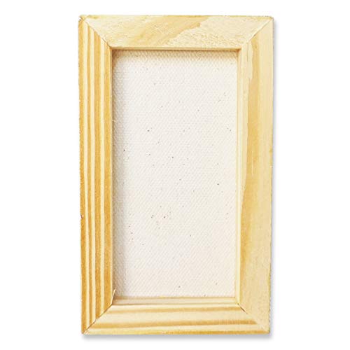 LWR CRAFTS Mini Stretched Canvas 3" X 5" Pack of 6 - size: 3"x5"x6
