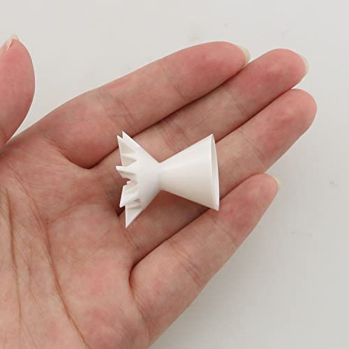 Painting Pouring Cup DGBRSM White Plastic Paint Pouring Split Cup DIY Painting Supplies Funnel