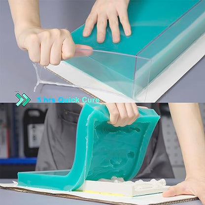 BBDINO Super Elastic Liquid Silicone Mold Making Kit 8A Jade Green 4.4 Lbs - color: 70.6 Oz Jade Green