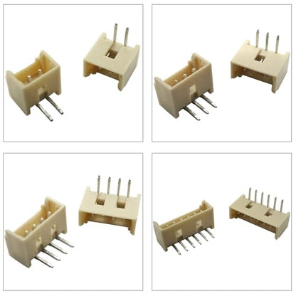 Compatible with Molex 1.25mm Pitch PicoBlade PCB Header Right-Angle Through Hole 2 3 4 5 6 7 8 9 10 12 Circuits (TC-MX-1.25mm-DIP-RA) - size: Through Hole-Right-Angle