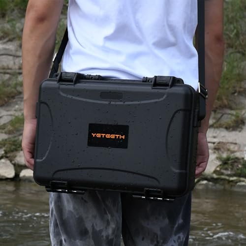 Hard Case for DJI Mini 3 Pro: with Custom Foam for DJI Mini 3/4 Pro Drone - color: Black