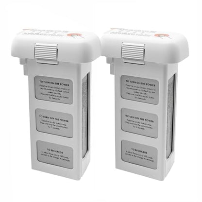Phantom 3 Battery 2 Pack, 4500mAh 15.2V Upgraded Intelligent Flight Battery for DJI Phantom 3 Standard/3 Pro/3 Advanced/3 4K/3 SE Drone - size: 2 Pack