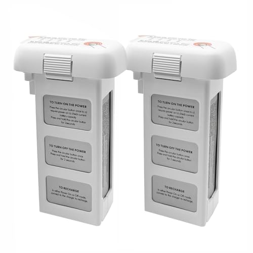 Phantom 3 Battery 2 Pack, 4500mAh 15.2V Upgraded Intelligent Flight Battery for DJI Phantom 3 Standard/3 Pro/3 Advanced/3 4K/3 SE Drone - size: 2 Pack