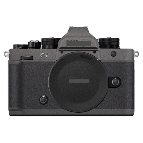 Anti-Scratch Camera Skin Wrap Sticker Coat Vinly Protective Film Body Protector Decals Cover for for Nikon Zf Z f (Deep Grey+Frosted Black) - color: Deep Grey+Frosted Black