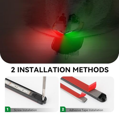 Boats Led Navigation Strip Lights, Red & Green, IP 67 Waterproof - color: RED&GREEN