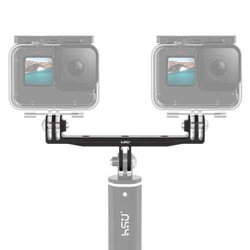 HSU Aluminum Dual Twin Mount Adapter (Extension) for GoPro - color: Extension