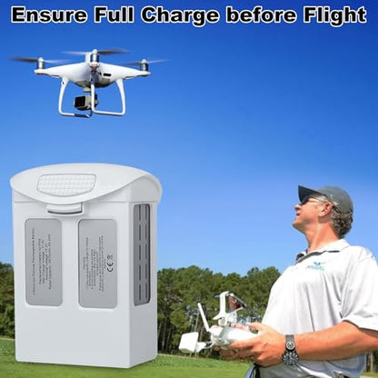 2 Pack Phantom 4 Battery with Multi Charger Hub, 15.2V 5870mAh Intelligent Flight Battery for DJI Phantom 4/4 RTK / 4 Pro / 4 Pro V2.0/4 Advanced
