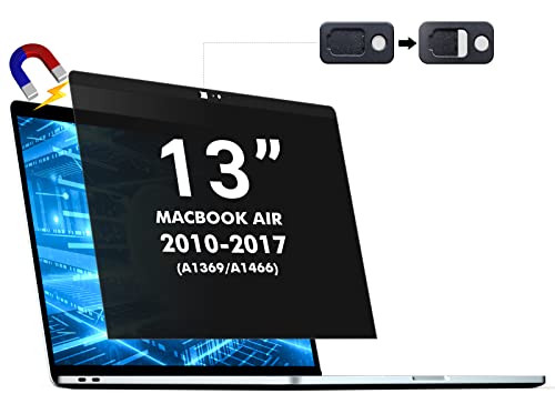 Magnetic Privacy Screen for MacBook Air 13 Inch (2010-2017, A1369, A1466) - size: MacBook Air 13 inch (2010-2017)