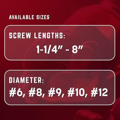 GRK Fasteners R4™ #10 x 4" Multi-Purpose Framing Screws, 270 PCS - size: #10 x 4" 270 count