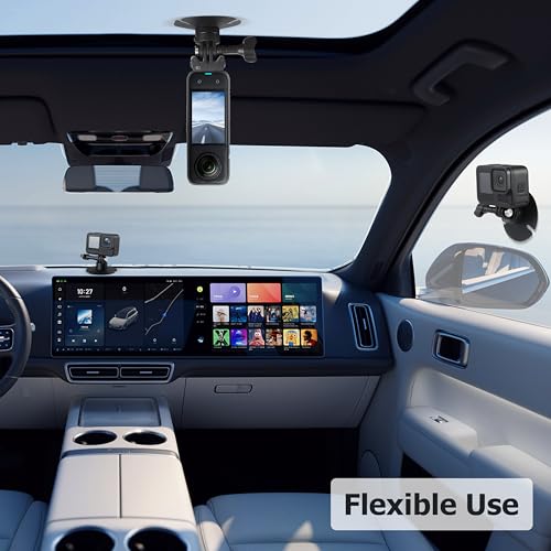 Flexible Adhesive Helmet Mount for Insta360 X6 X5 X4 Air GO Ultra