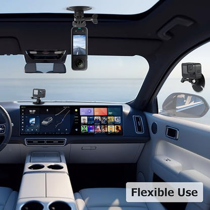 Flexible Adhesive Helmet Mount for Insta360 X6 X5 X4 Air GO Ultra