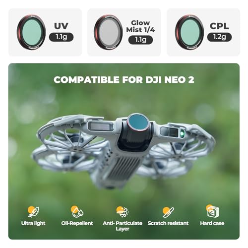 Freewell 3-Pack Magnetic Filters for DJI Neo 2 - style: Every Day Kit