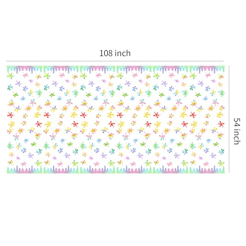 Xigejob Slime Birthday Party Tablecloth Decorations for Kids, Pink, 3 Pack