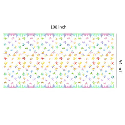 Xigejob Slime Birthday Party Tablecloth Decorations for Kids, Pink, 3 Pack