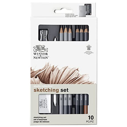 Winsor & Newton Studio Collection, Sketching Pencils, Set of 10 - style: 10 Sketching Pencils
