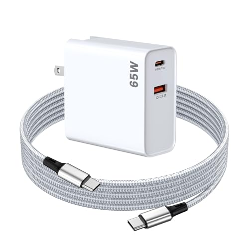 PD 65W USB C Fast Charger for DJI Mini 4K, Neo, Air 3S, 2 SE Drones, White - color: White, size: 65w / 6.6ft