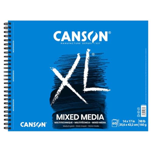 Canson XL Mix Media Pad 14X17 - size: 14x17, style: Mixed Media
