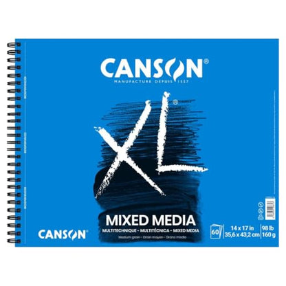 Canson XL Mix Media Pad 14X17 - size: 14x17, style: Mixed Media