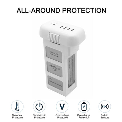 Phantom 3 Battery 2 Pack, 4500mAh 15.2V Upgraded Intelligent Flight Battery for DJI Phantom 3 Standard/3 Pro/3 Advanced/3 4K/3 SE Drone - size: 2 Pack