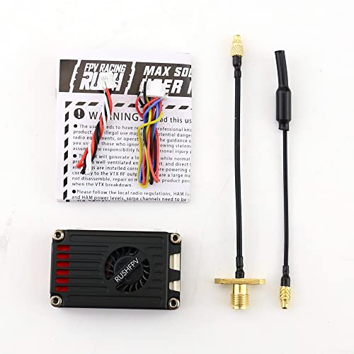 Rush Tank VTX 2.5w MAX Solo VTX 5.8G FPV Transmitter CNC Shell Long Range for RC Drone MultiRotor FPV Racing