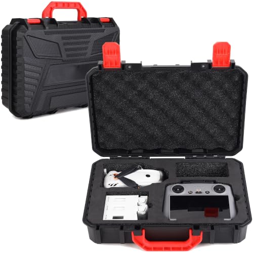 Hard Case for DJI Lito X1/ Lito 1 Drone, Waterproof Travel Carrying Case for DJI Lito X1 Fly More Combo, RC 2/ RC-N3, Support 7 Batteries & other Accessories