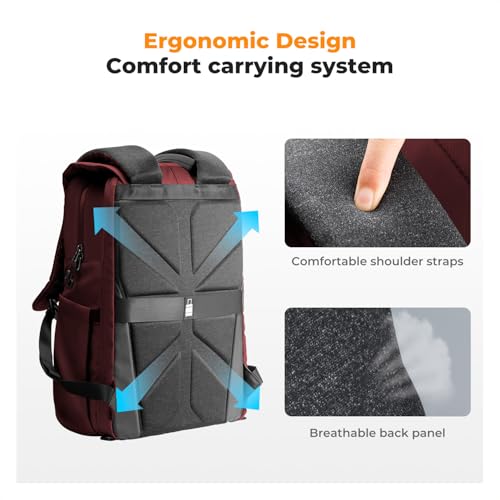 K&F CONCEPT Camera Backpack, 20L Camera Bags for Photographers - color: 09-red