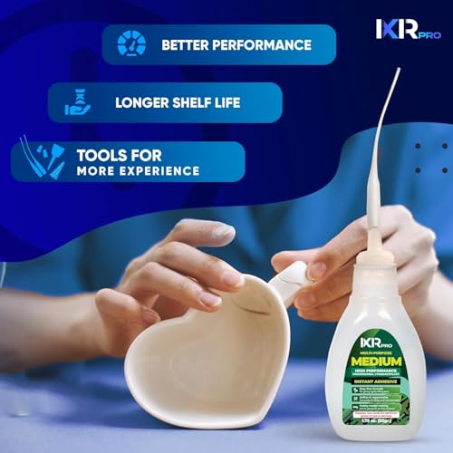 Medium CA Glue, Super Glue, Cyanoacrylate Adhesive, 3 Pcs 1.75oz Repair kit - size: 3 Pack