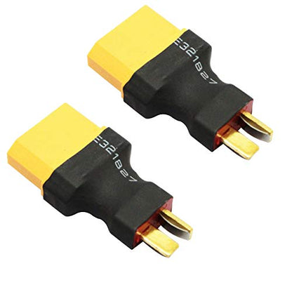 3PCS ShareGoo RC Female XT90 XT-90 Plug to Male T Plug Adapter Connector Conversion for RC Car Boat Drone Lipo NiMH Battery Charger