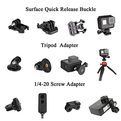 Universal Action Camera Accessory Kit for GoPro Hero 13 12 11 10 9 8 Max 2