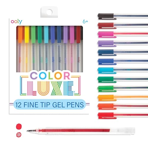 Ooly Color Luxe Gel Pens, Set of 12 - style: Color Luxe
