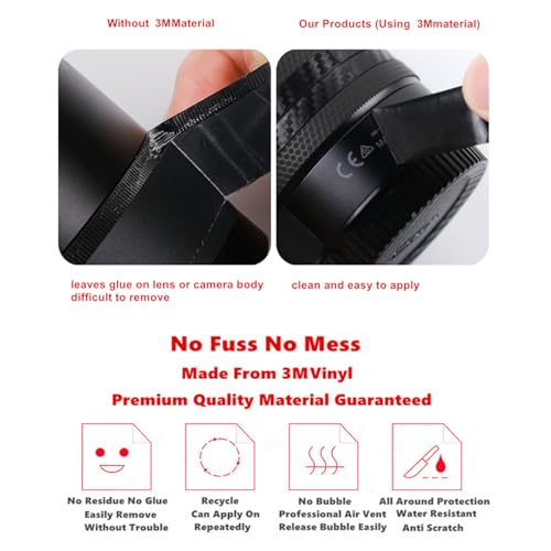 Camera Skin Wrap Anti-Scratch Sticker Coat Vinly Protective Film Body Protector Decals Cover for Panasonic Lumix S9 S 9(Triangle Black) - color: Triangle Black