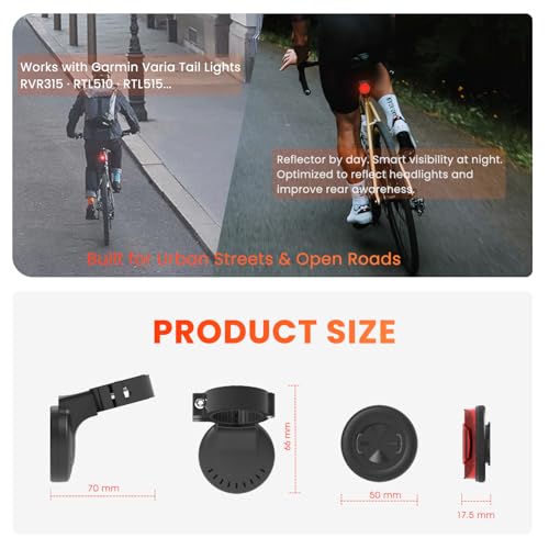 AirTag Bike Tracker Mount Hidden Anti-Theft Seatpost Reflector Holder