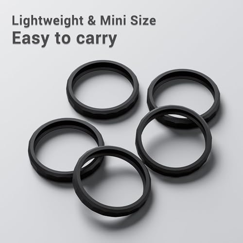 JJC 5Pcs Lens Silicon Ring for DJI Osmo Action 5 Pro 4 3,Protect Lens Edge - color: 5Pcs Silicone Lens Protective Ring
