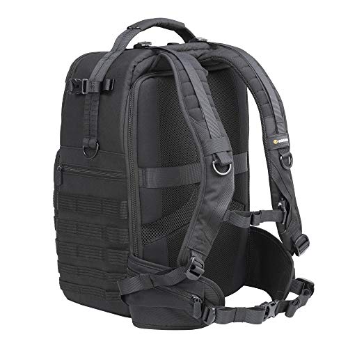 VANGUARD VEO Range T48 Backpack for Pro DSLR/Mirrorless Cameras, Tactical Style - Black - style: Veo Range T48 Bk