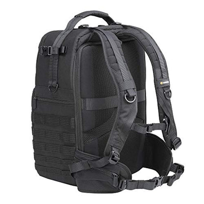 VANGUARD VEO Range T48 Backpack for Pro DSLR/Mirrorless Cameras, Tactical Style - Black - style: Veo Range T48 Bk