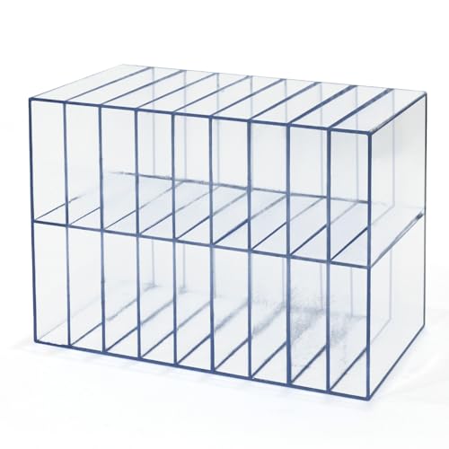 Vowcarol Clear Acrylic Marker Organizer, Marker Holder 18 Slot for 72 Markers- 1 Pack
