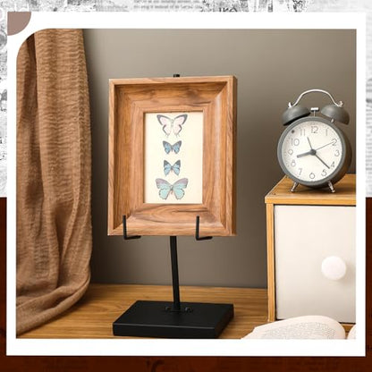 RattanView 12 Inch Plate Stands for Display Picture Frame Stand Adjustable - size: 12 x 5 x 4 Inches