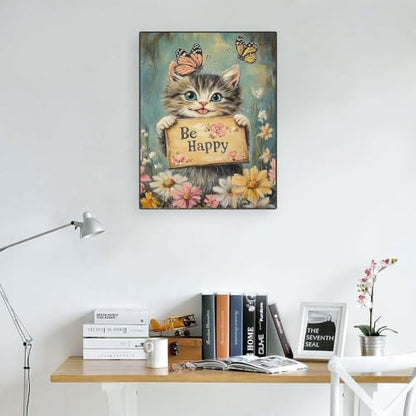 WUSARPLY Cat Diamond Painting Kits for Beginner Adults - color: YA009