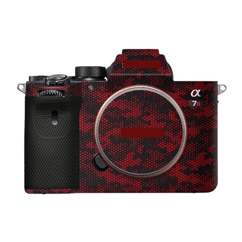 Camera Skin for Sony A7RIV A7R IV Anti-Scratch Vinyl Wrap Cartoon Film Body Protector Coat Photography Accessories Sticker(Mamba Red) - color: Mamba Red