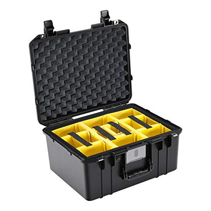 Pelican Air 1557 Case With Padded Dividers - Black - color: Multi, size: With Padded Dividers