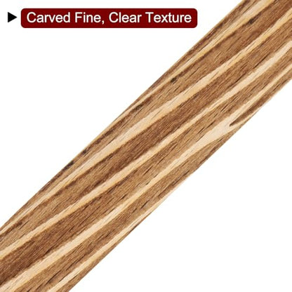 HARFINGTON Wood Clay Roller 4" Wood Grain Pattern Rolling Pins Wood Rollers Pottery Tools Wood Grain Texture Rollers for Clay Baking Dough Playdough DIY - style: Wood Grain