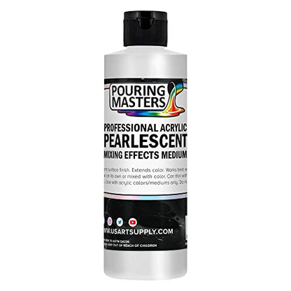 Pouring Masters 8 Oz Acrylic Pearlescent Effects Medium - size: 8-ounces