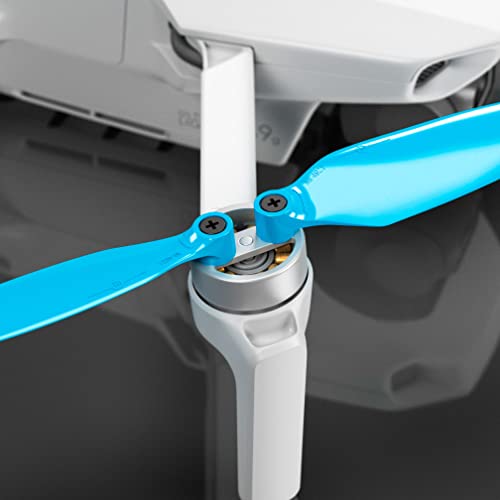 Master Airscrew Stealth Propellers for DJI Mini 2, Mini 2 SE, Mini SE & Mini 4K - Blue, 4 propellers in set - color: Blue