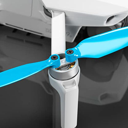 Master Airscrew Stealth Propellers for DJI Mini 2, Mini 2 SE, Mini SE & Mini 4K - Blue, 4 propellers in set - color: Blue