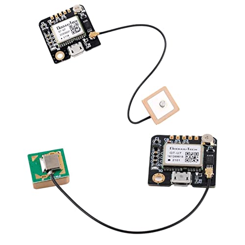 2PCS GT-U7 GPS Module GPS Receiver Navigation Satellite Positioning NEO-6M with 6M 51 Microcontroller STM32 R3+I-P.EX Active GPS Antenna High Sensitivity for Arduino Drone Raspberry Pi - size: 2 PCS