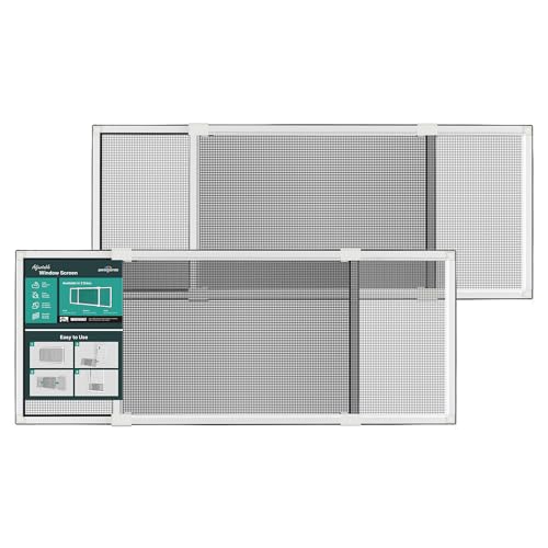 paramondo Expandable Window Screen, 10" H x 19.6" - 36" W, 2 Pack - size: Small (10" H x 19.6"-36" W, 2 Pack)