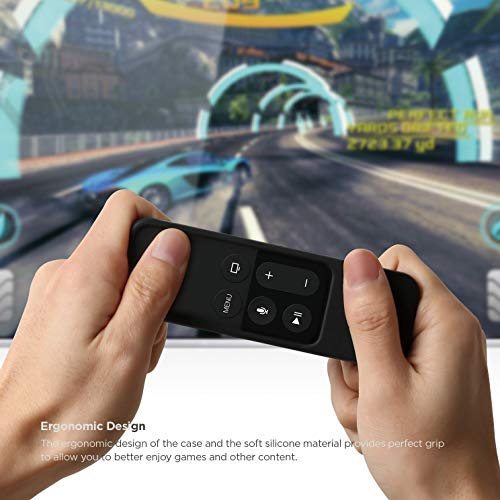 elago R1 Intelli Case for Apple TV Siri Remote 4K / 4th Gen - color: Black