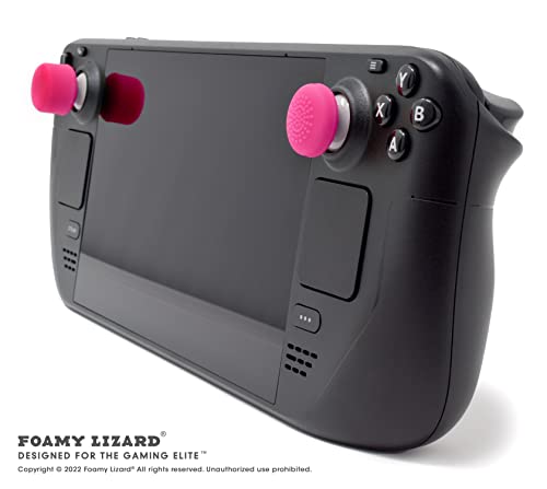 Foamy Lizard AceShot Raised Thumb Grips for Xbox One & Steamdeck, Pink - color: Pink