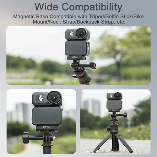 FiTSTILL Magnetic Quick Release Adapter for DJI OSMO Nano/OSMO Action 6 - size: DJI OSMO nano&Action 6