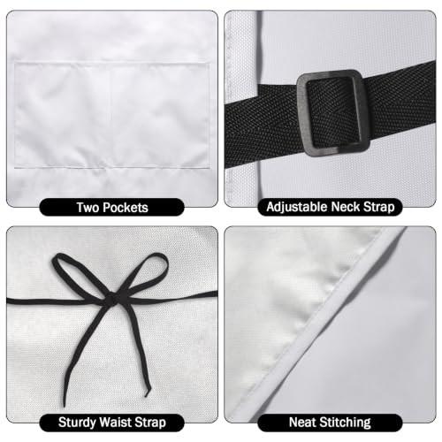 Imiss Waterproof Stain-Resistant Cooking Chef Aprons for Grill BBQ Baking 27 X 31 Inch - color: Winter Gnome